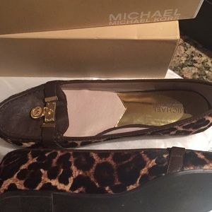 Michael Kors (authentic) leopard Hamilton Moc